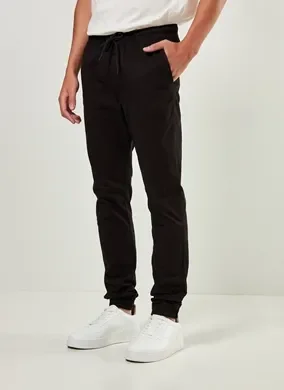 Calça Jogger em Sarja Preta