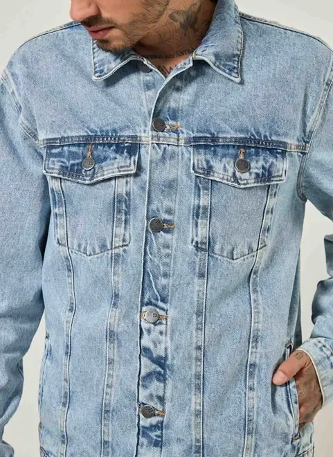 Jaqueta Jeans Oversized