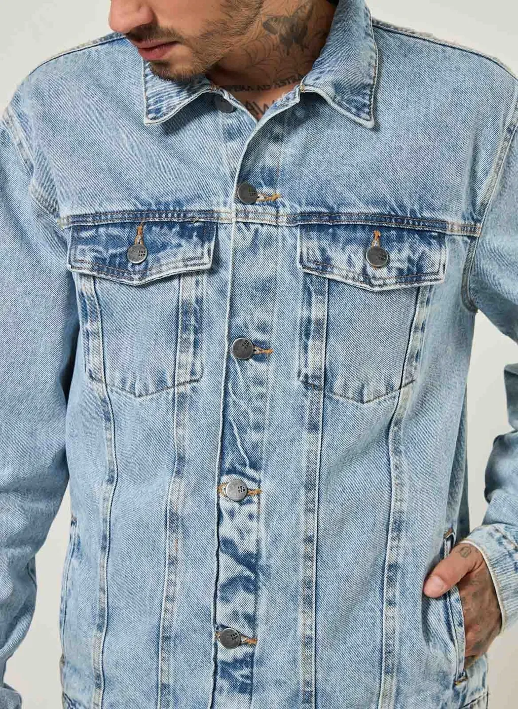 Jaqueta Jeans Oversized