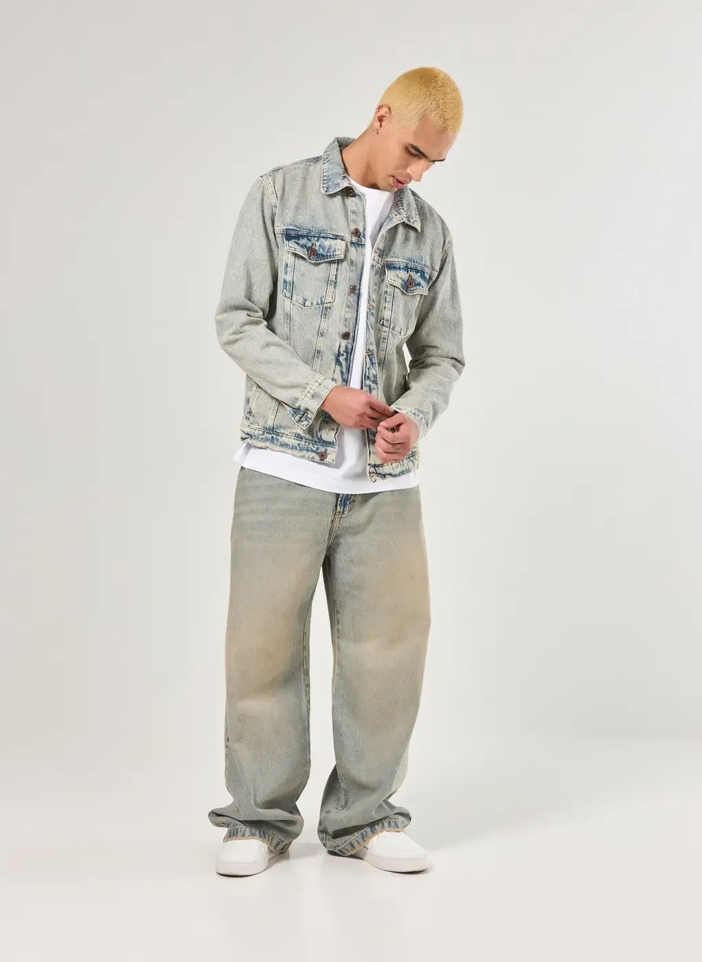 Jaqueta Jeans Oversized