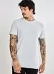 Camiseta Alongada De Manga Curta