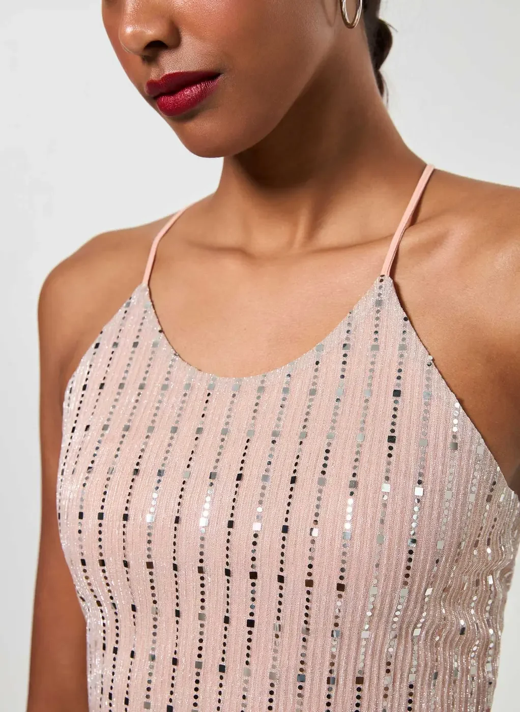 Blusa de Alcinha Com Brilho