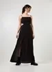 Vestido Longo com Amarração e Fenda Lateral