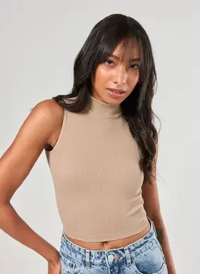 Cropped Poliamida Seamless Com Golinha