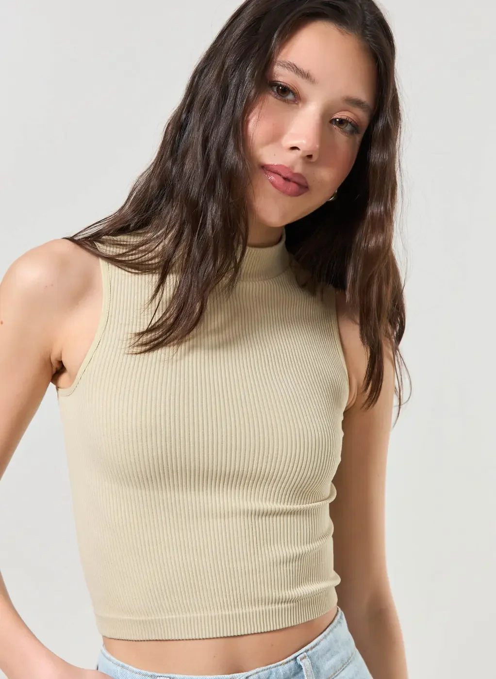 Cropped Poliamida Seamless Com Golinha