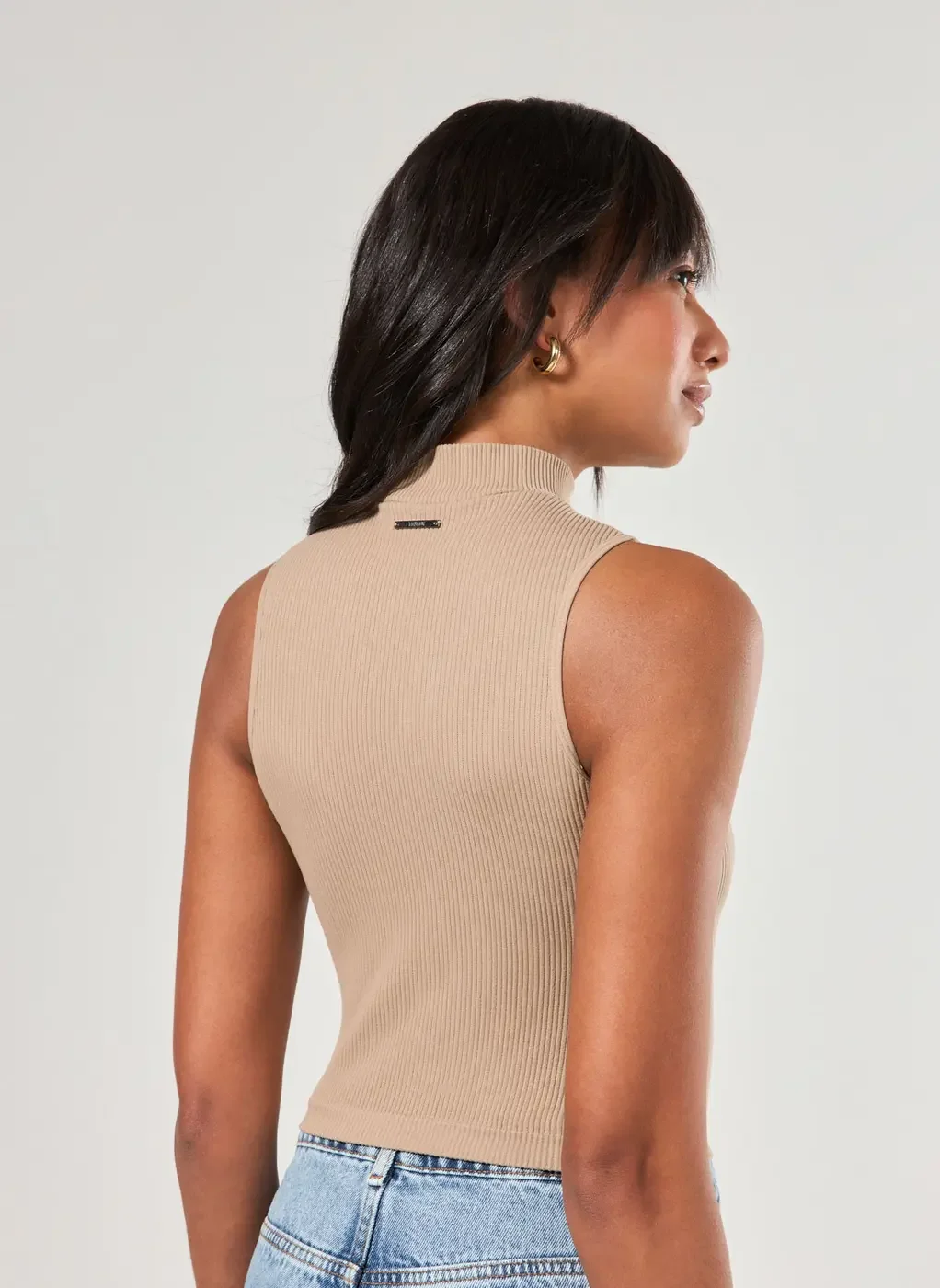 Cropped Poliamida Seamless Com Golinha