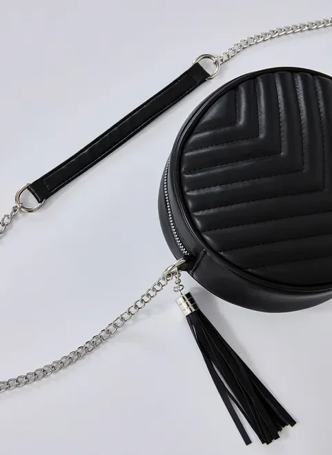 Bolsa Redonda Com Corrente