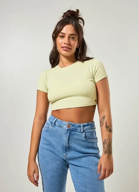 Blusa Básica Cropped