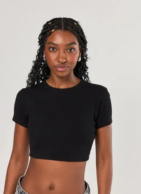 Blusa Básica Cropped
