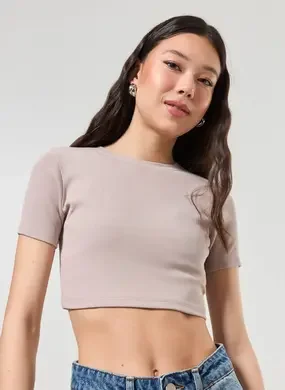 Blusa Básica Cropped