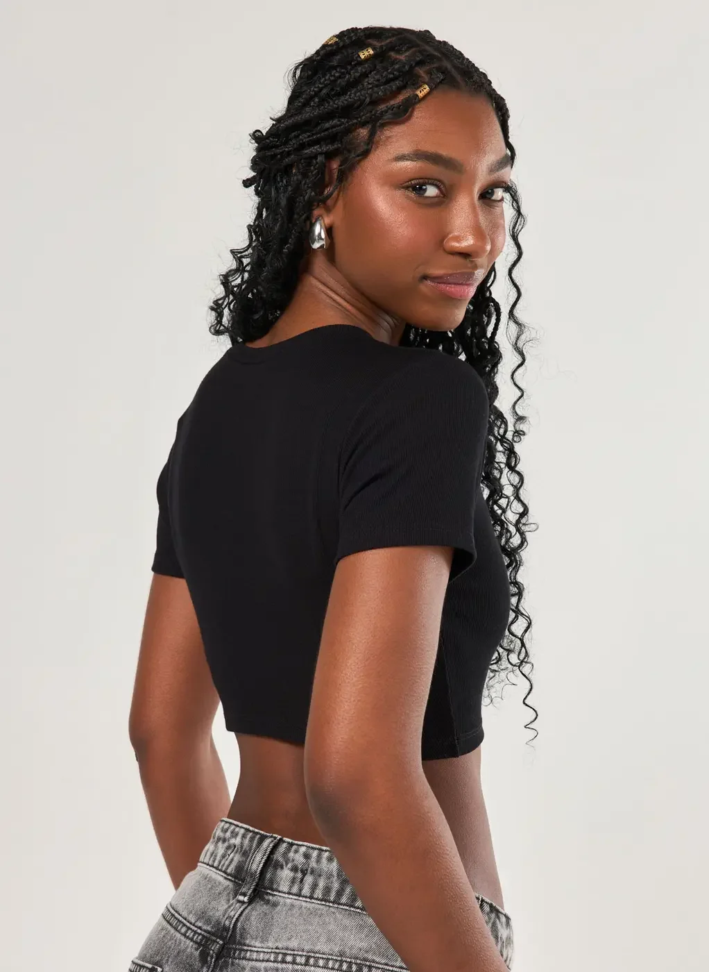 Blusa Básica Cropped