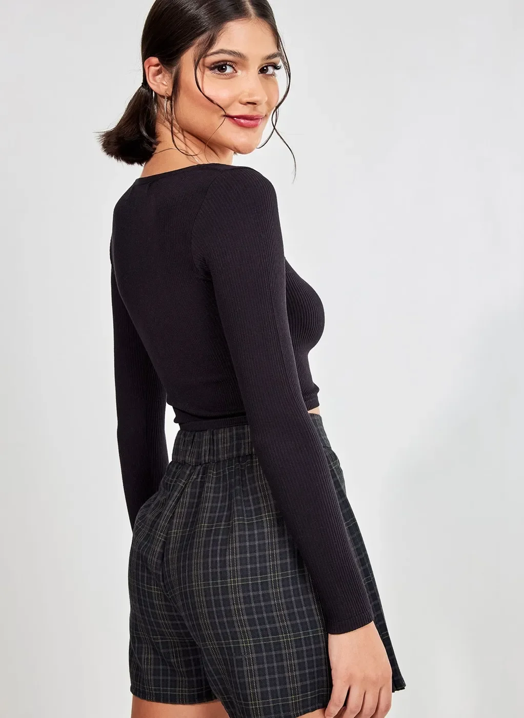 Blusa Manga Longa Seamless