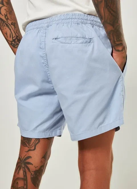 Bermuda Sarja Azul Claro