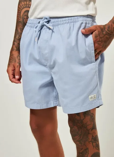 Bermuda Sarja Azul Claro