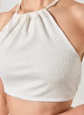 Top Frente Única Off-White