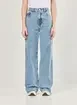 Calça Jeans Wide Leg Cintura Alta