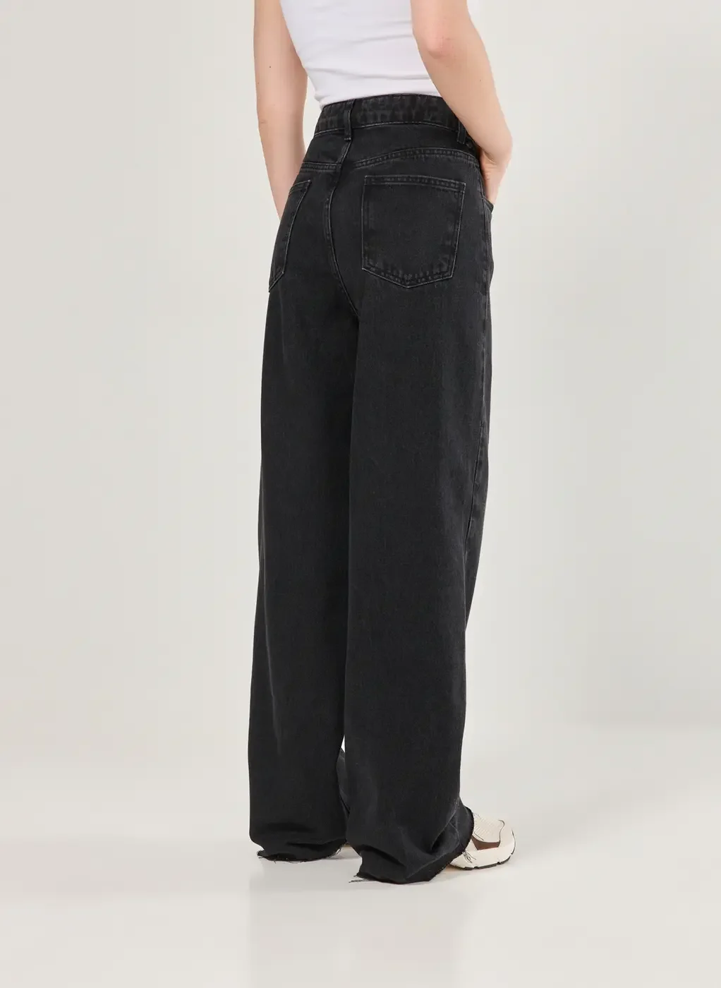 Calça Jeans Wide Leg Cintura Alta