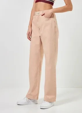 Calça Reta Oversized Caqui