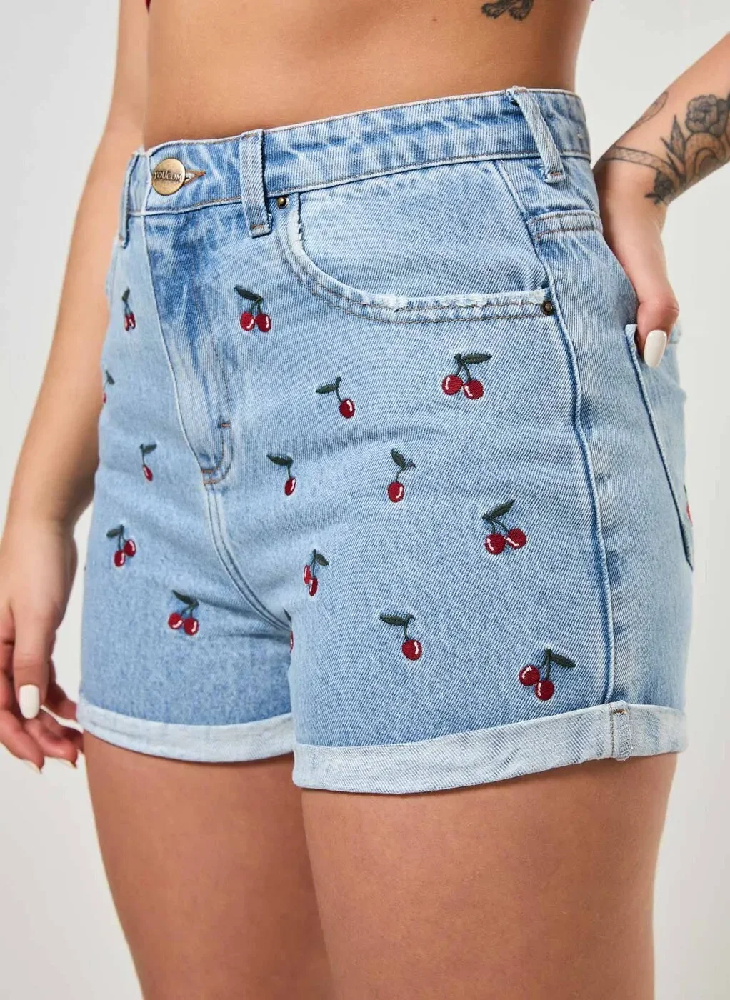 Short Jeans Cerejas