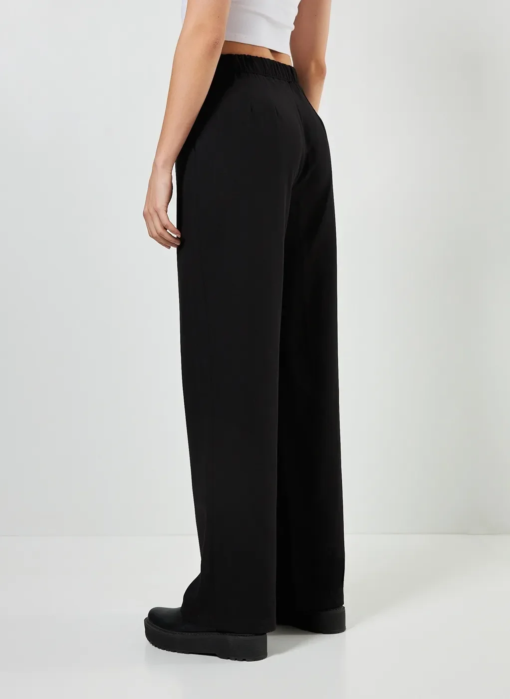 Calça Wide Leg De Alfaiataria