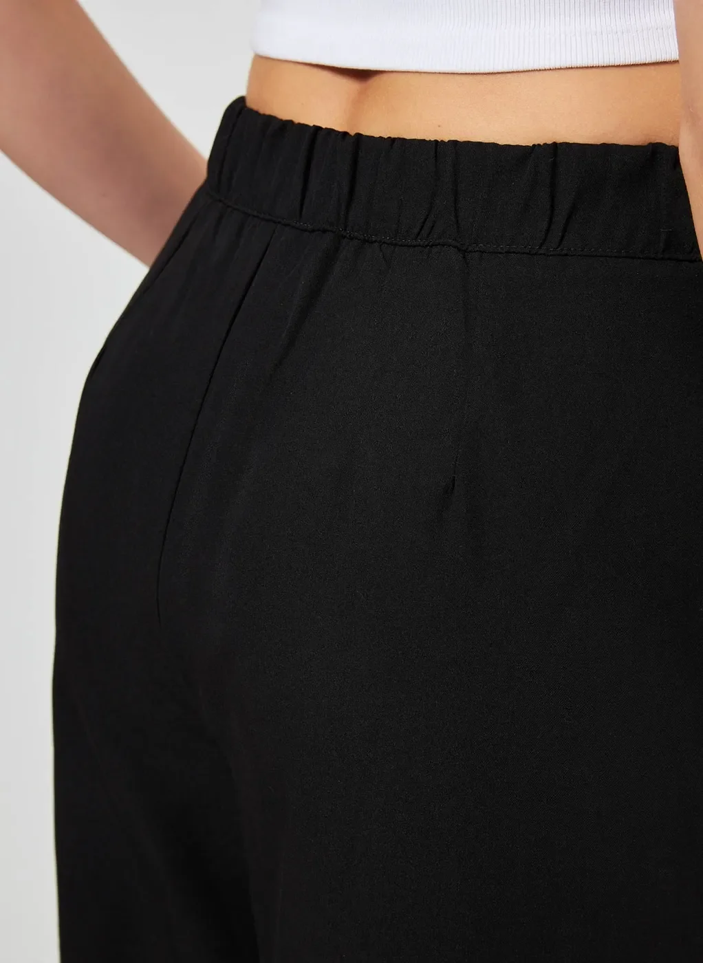 Calça Wide Leg De Alfaiataria