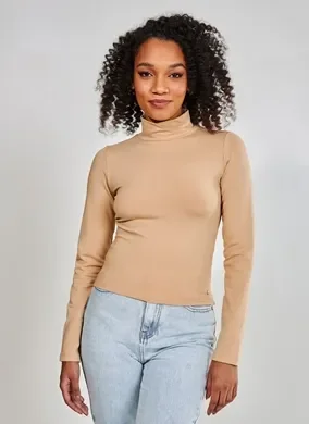 Blusa Manga Longa Básica Com Golinha