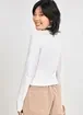 Blusa Manga Longa Básica Com Golinha