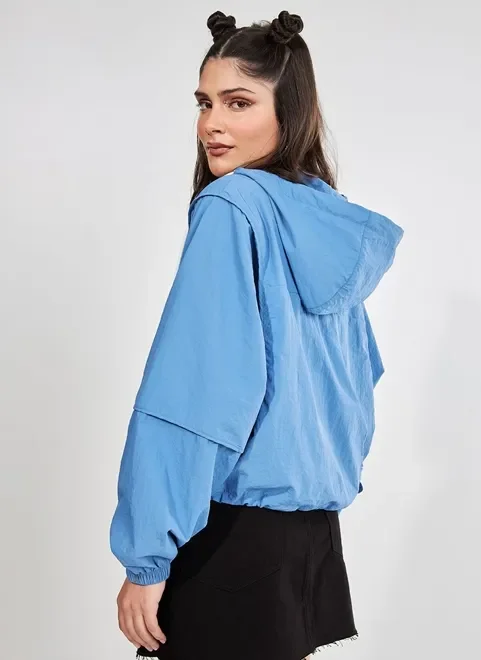 Jaqueta Corta Vento Que Vira Bolsa