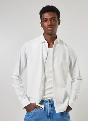 Camisa De Linho Off-White