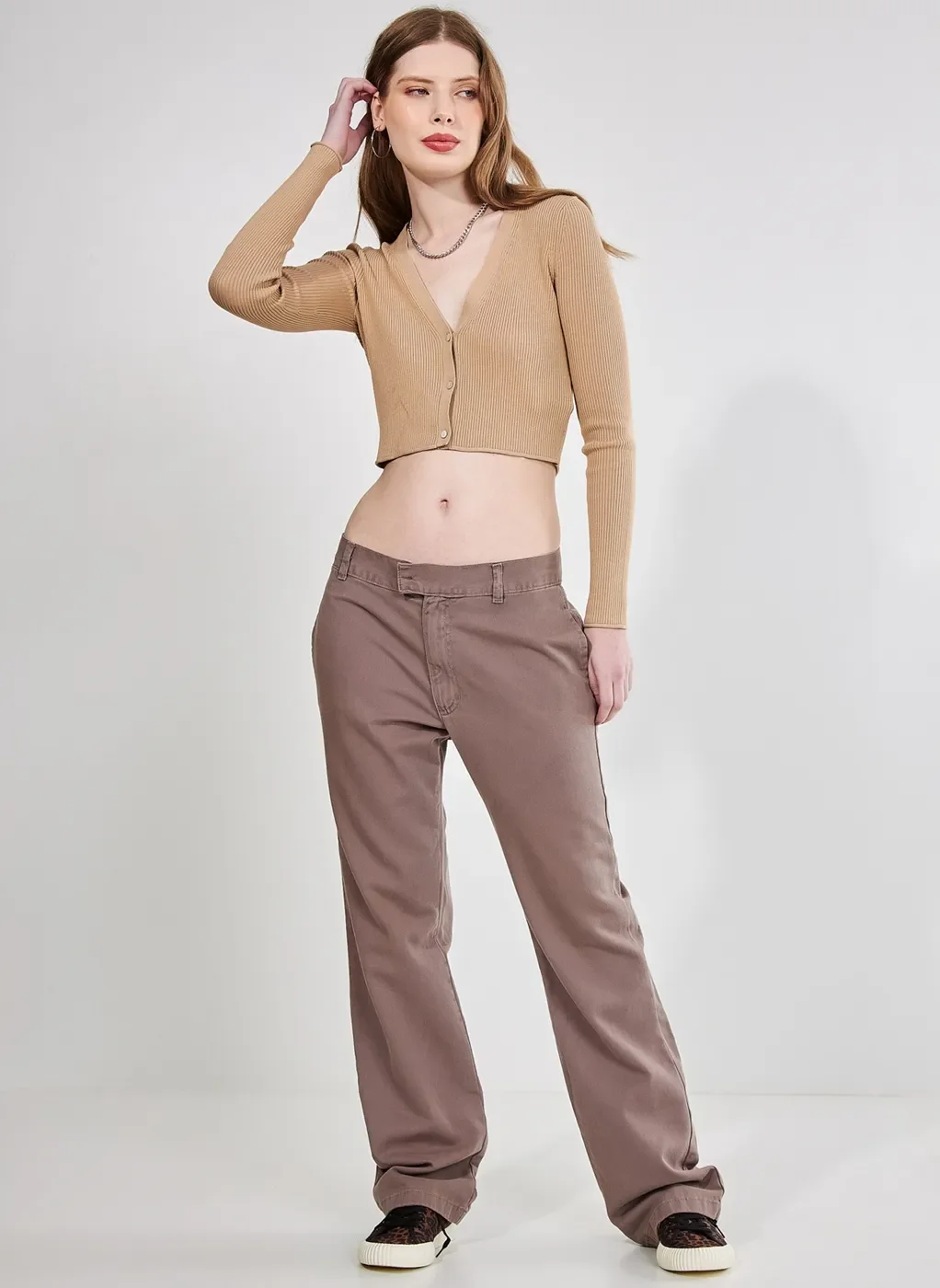 Cardigan Cropped Básico Justinho