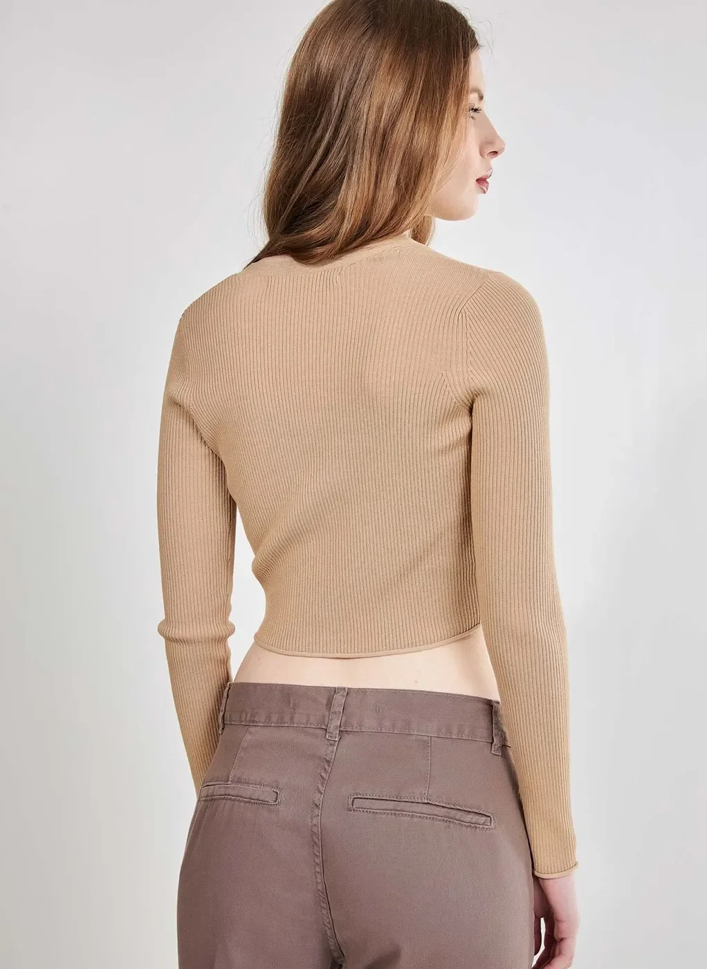 Cardigan Cropped Básico Justinho