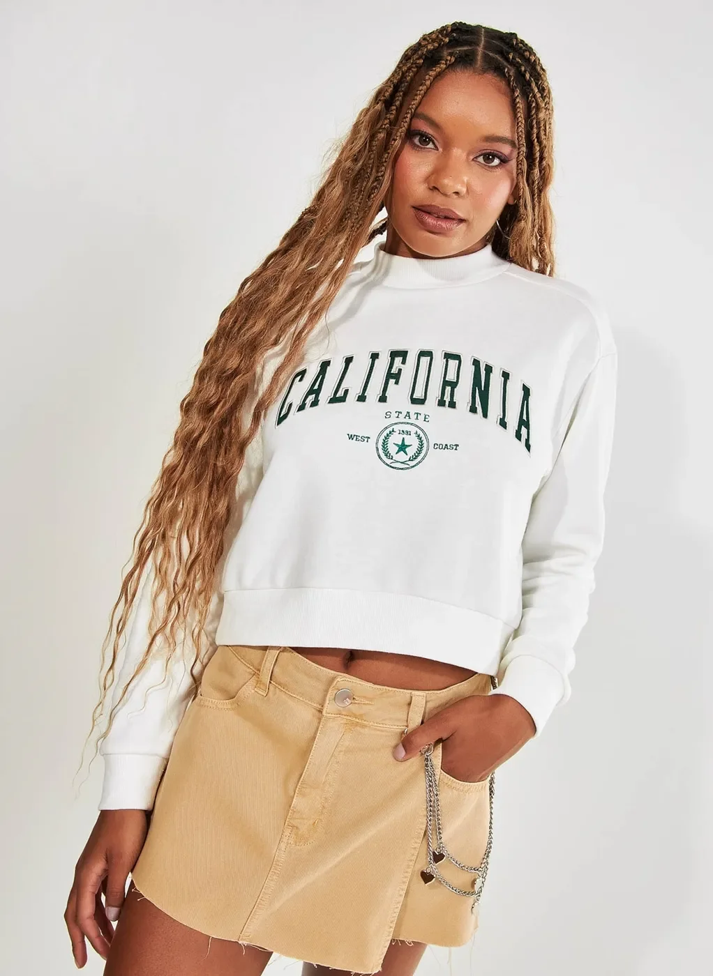 Moletom Off-White Califórnia