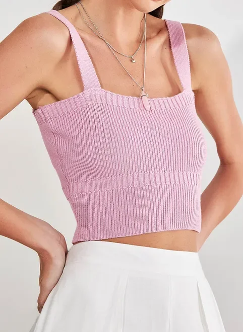 Cropped Retinho De Retilínea