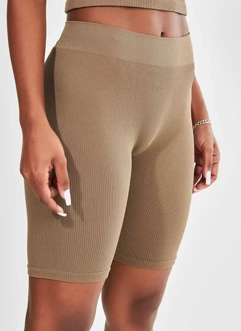 Bermuda Biker Seamless Marrom