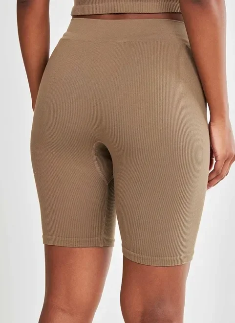 Bermuda Biker Seamless Marrom