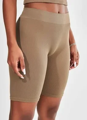 Bermuda Biker Seamless Marrom