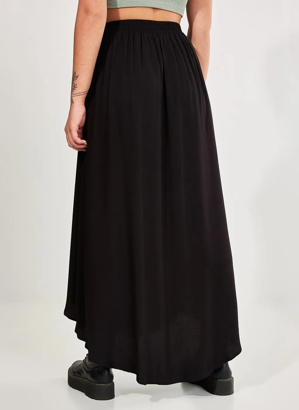 Saia Longa Pareô Preta