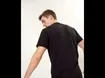 Camiseta Preta Alongada Califórnia