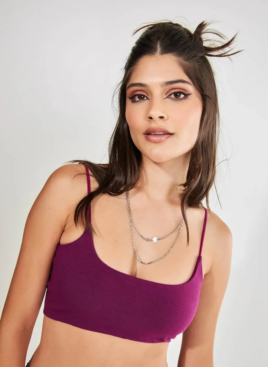 Top De Malha Com Alcinha