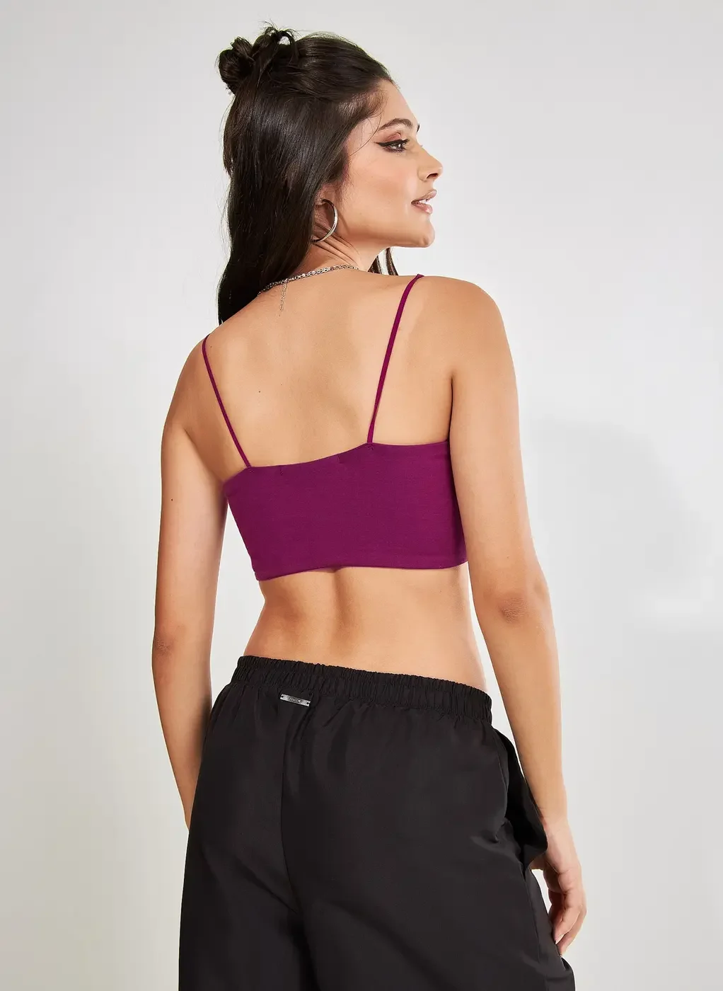 Top De Malha Com Alcinha