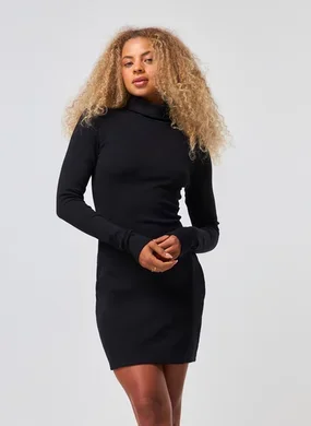 Vestido Manga Longa Com Golinha