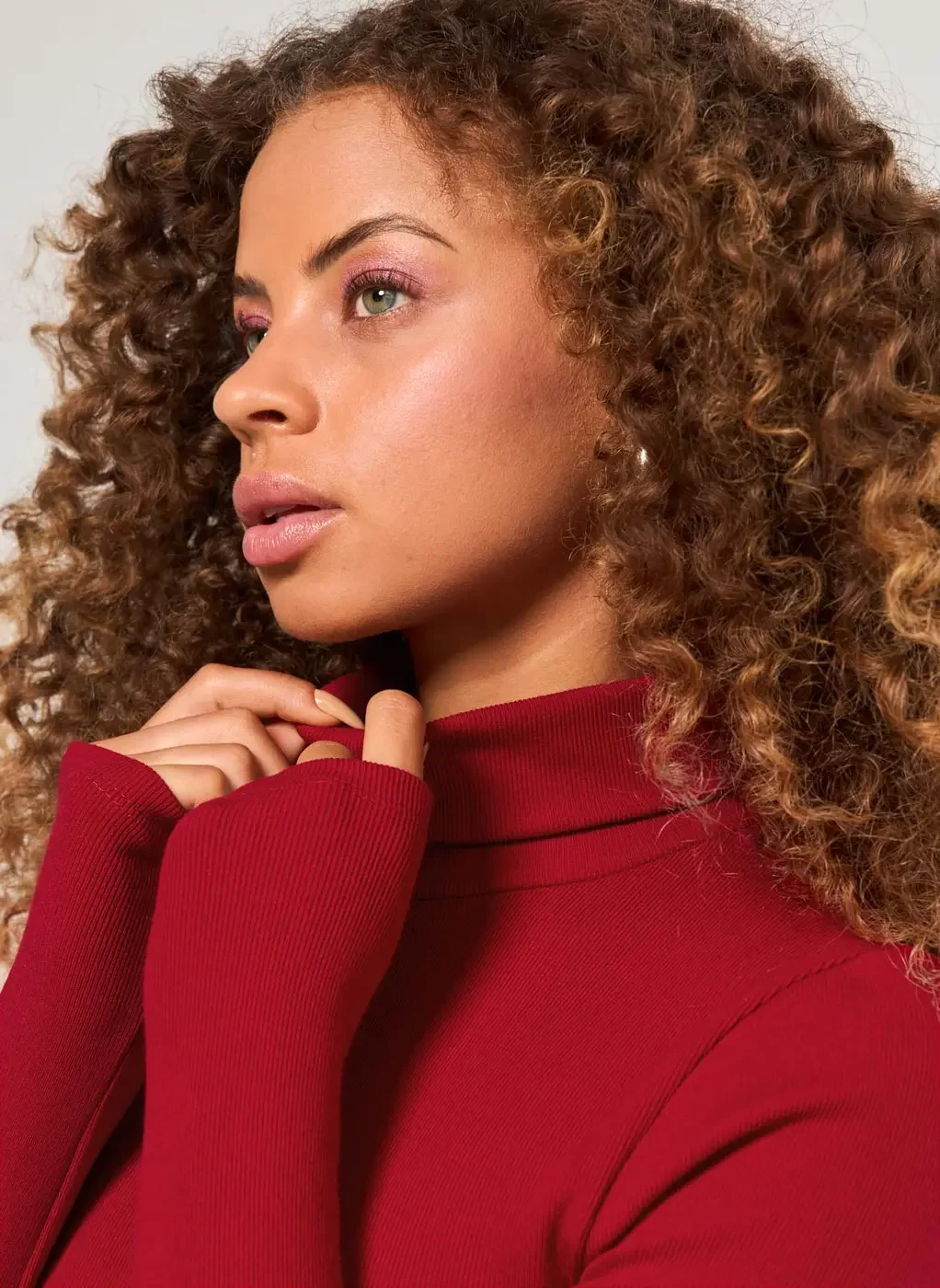 Vestido Manga Longa Com Golinha