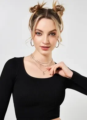 Kit Colares Prateados Pingente De Cobra