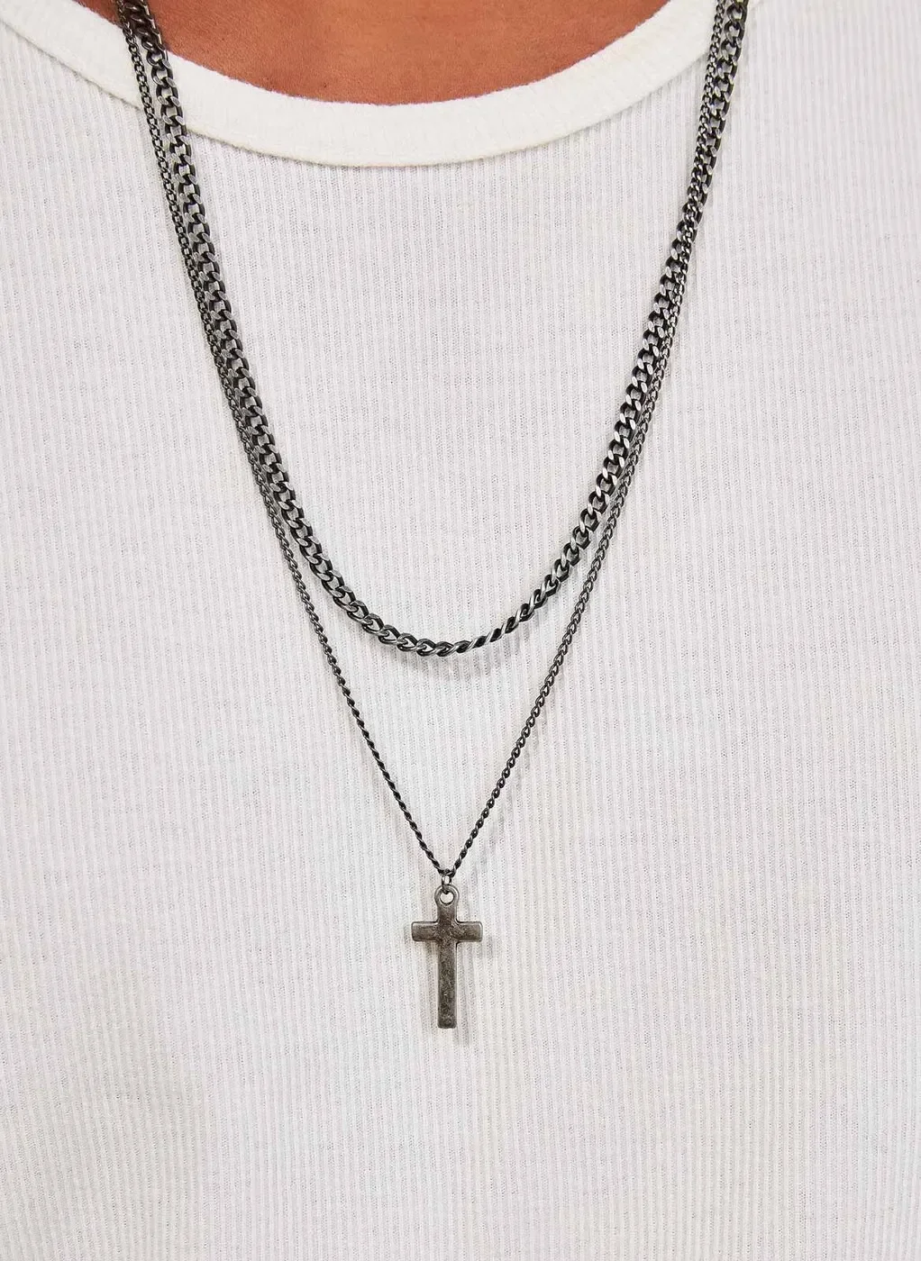 Kit 2 Colares Com Cruz