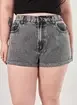Short Jeans Mom Cintura Com Elástico