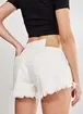 Short De Sarja Off-White Desfiado