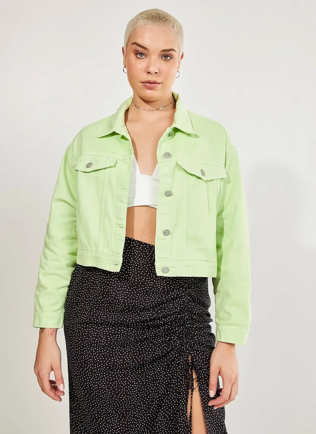 Jaqueta De Sarja Verde Lima