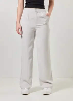 Calça Reta De Alfaiataria