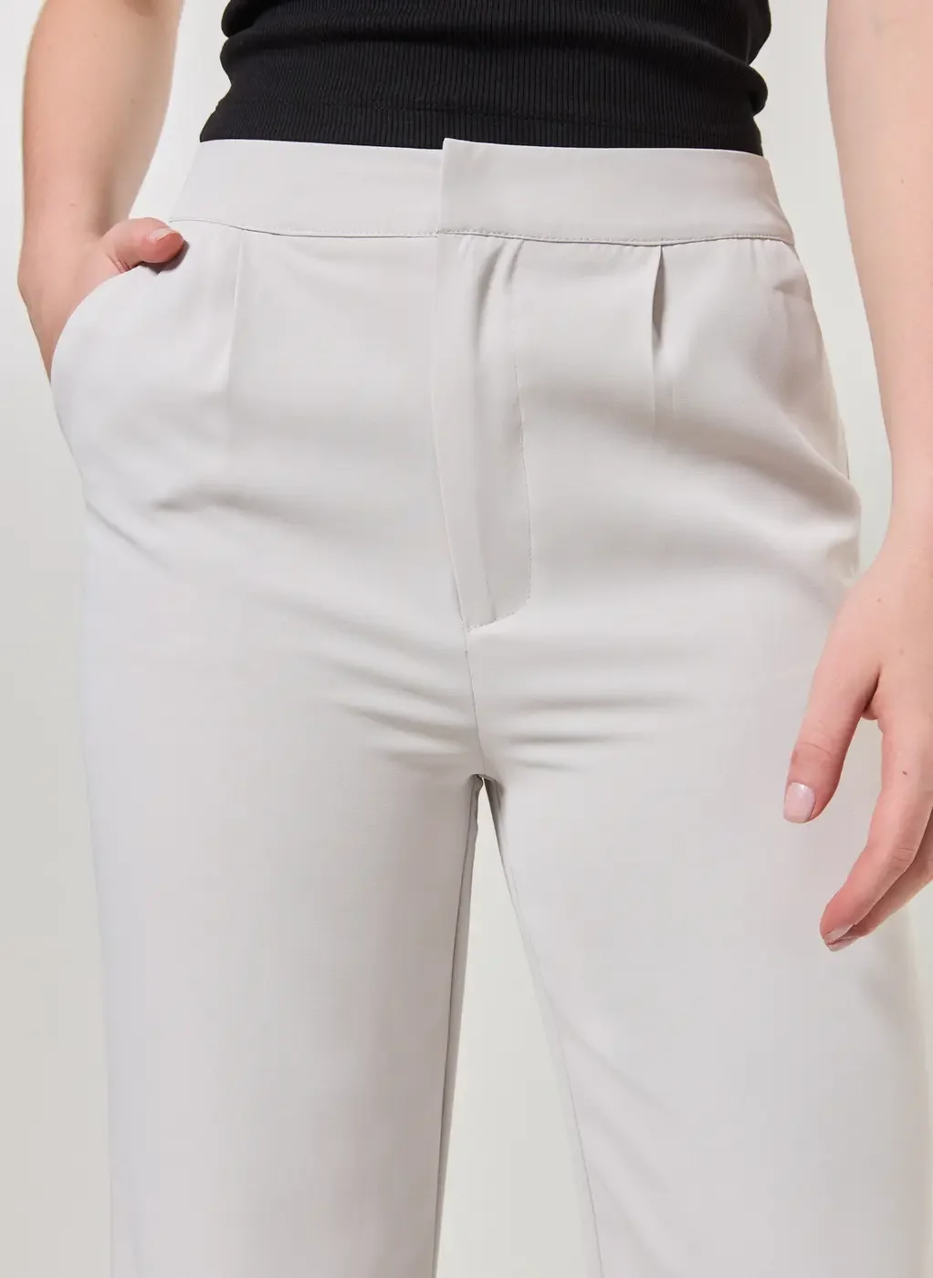 Calça Reta De Alfaiataria