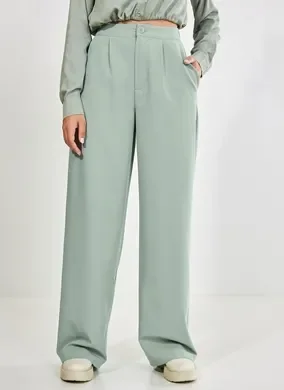 Calça De Alfaiataria Verde Seco